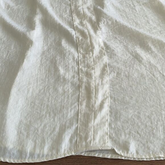 TORRID IVORY V-NECK TEXTURED CHARMEUSE TANK CREAM 5X‎ - Picture 7 of 12